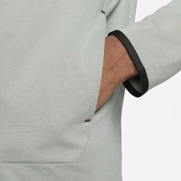 Nike Lightweight Tech Fleece Full Zip Hoodie Mica Green Men's 2XL DX0822-330 NEW - Picture 13 of 13